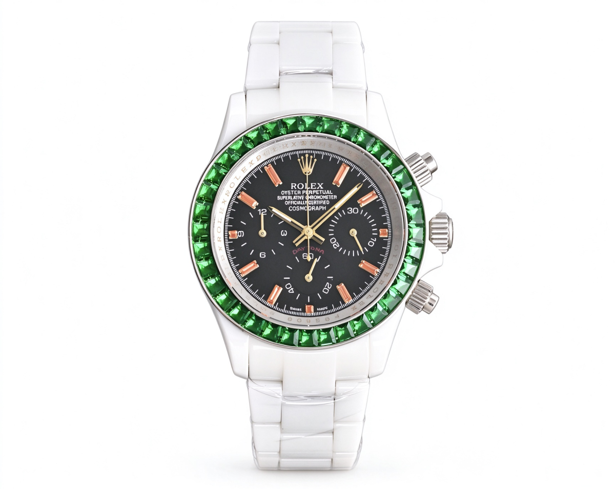 劳力士ROLEX 迪通拿系列 陶瓷表壳 矿物质镀膜玻璃耐磨 超强夜光  43MM