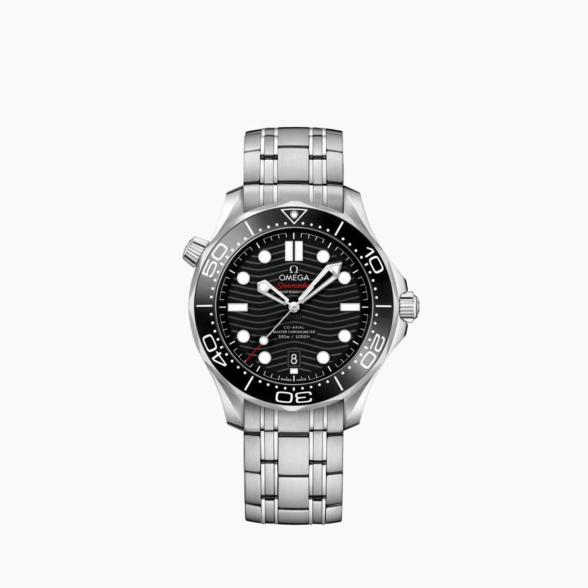 OMEGA欧米茄海马系列300米潜水表自动机械精钢手表男42MM