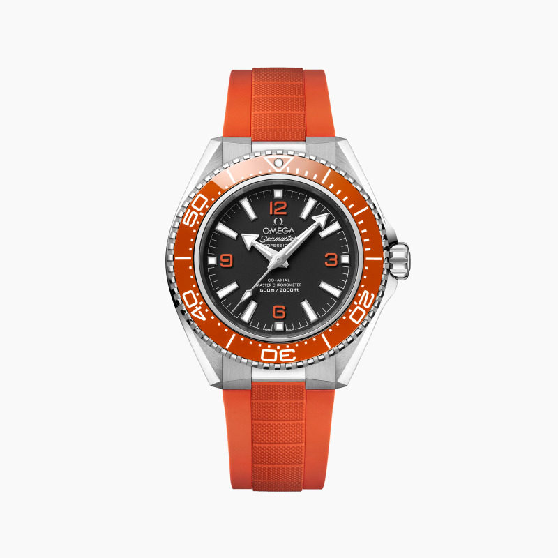 OMEGA欧米茄海马系列海洋宇宙600米手表男42MM 橙色橡胶表带