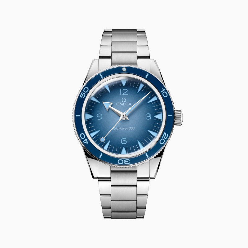 OMEGA欧米茄海马系列海马300手表男Summer Blue 41MM