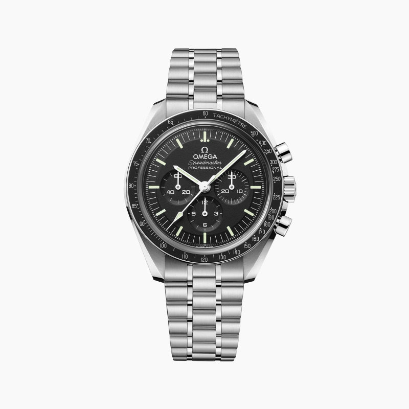 OMEGA欧米茄超霸系列专业月球表手动机械精钢手表男42MM
