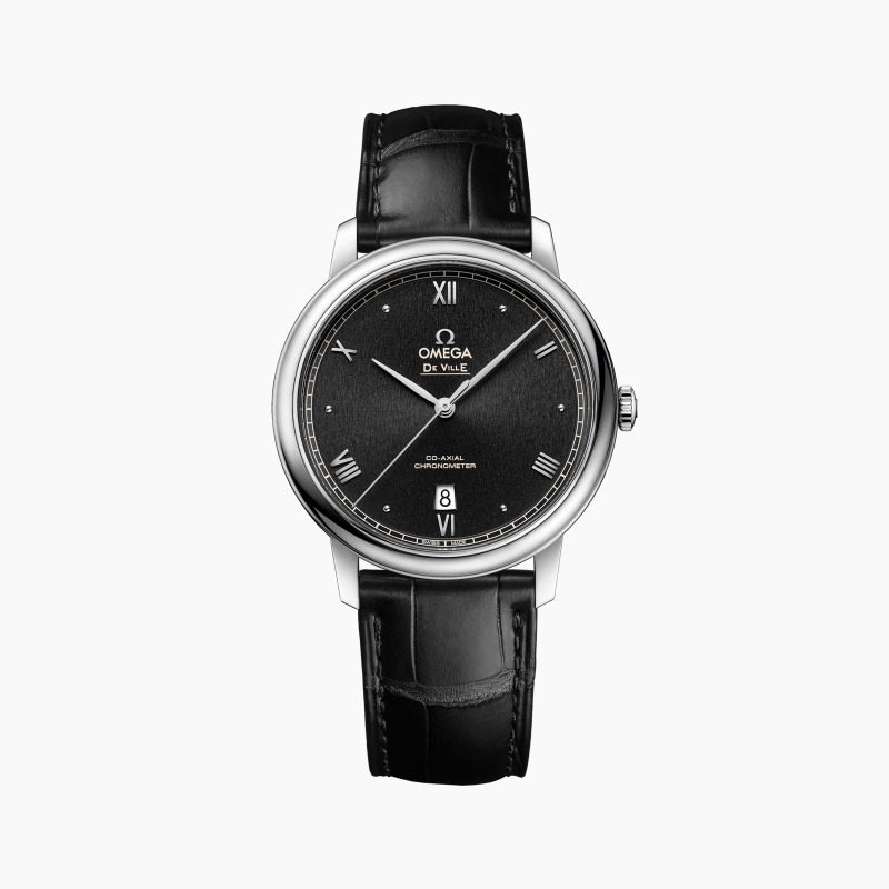 OMEGA欧米茄碟飞系列典雅腕表自动机械精钢手表男40mm